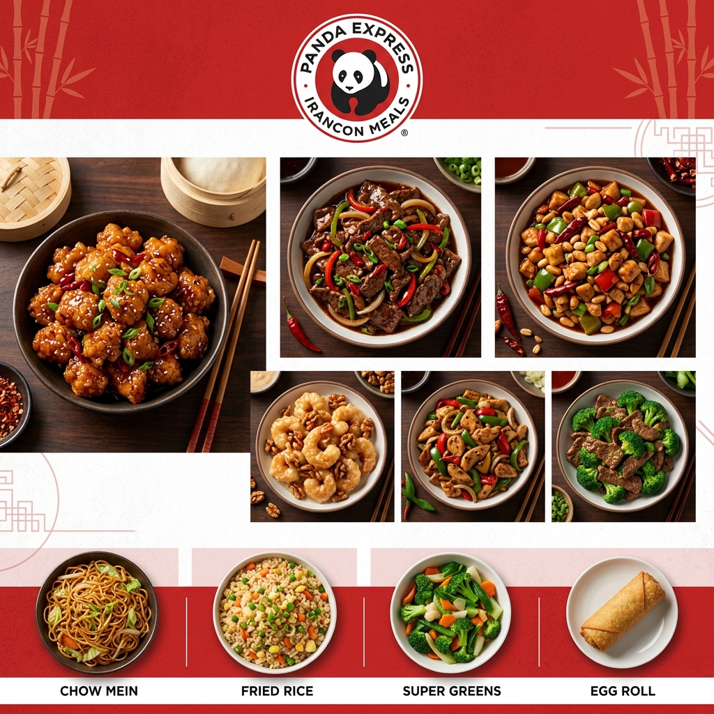 panda express entrees menu