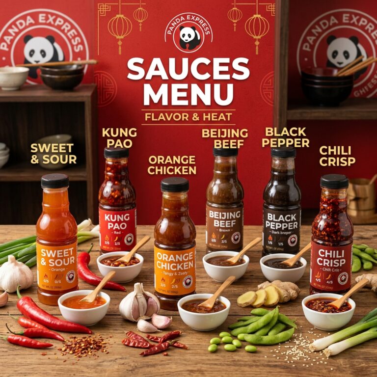 panda express sauces menu